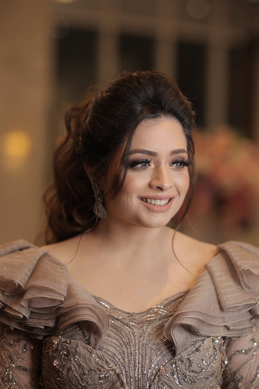 Kirti Malhotra in Grey Gown