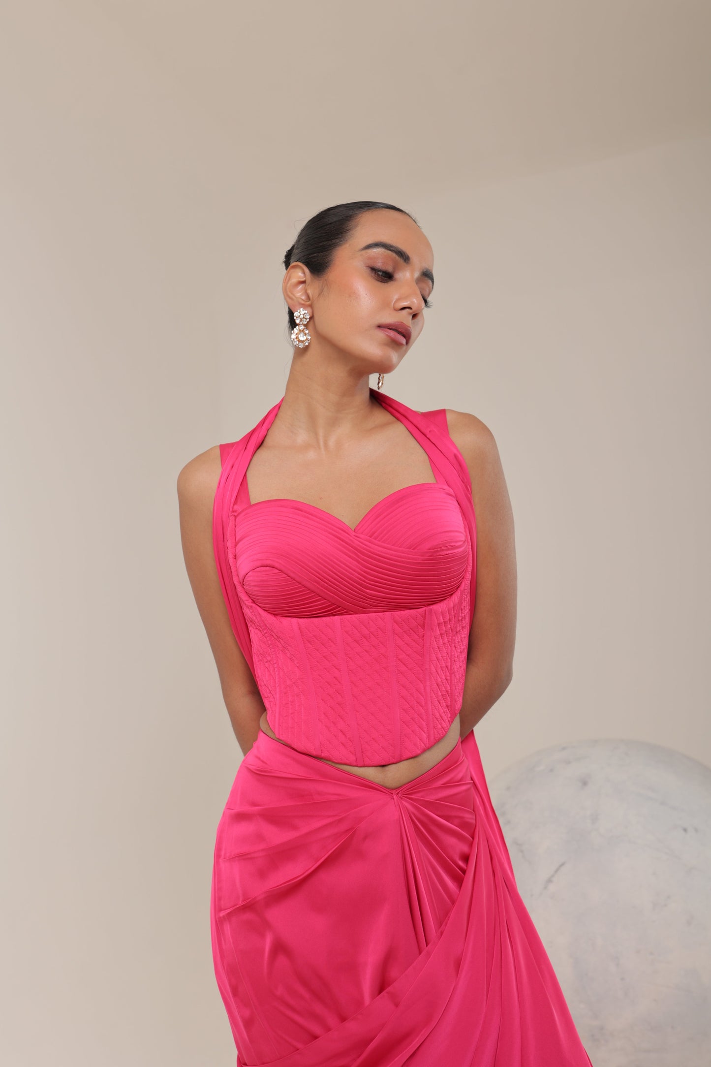 GOLABI CORSET SAREE