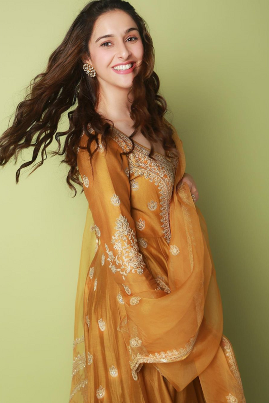 Sadia Khateeb in Zahra Anarkali Set