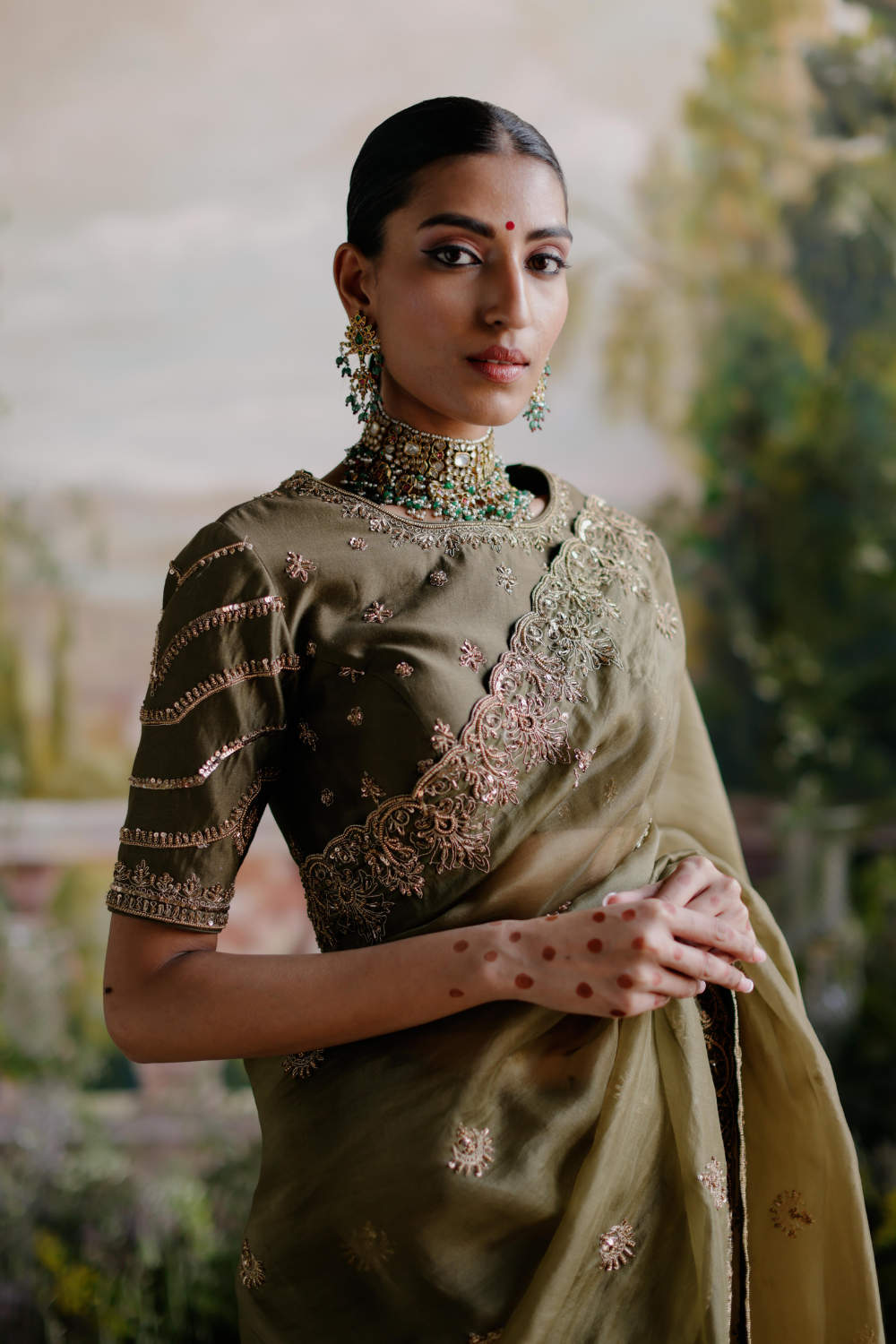 Mona Singh in Shaheen Saree