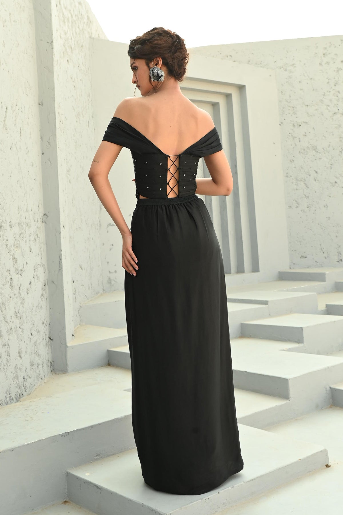 Stella Corset Drape Skirt