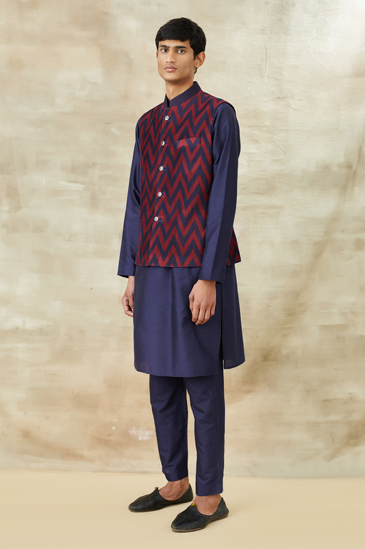 CHEVRON WAISTCOAT