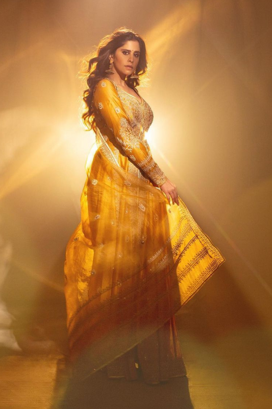 Sai Tamhankar in Zahra Anarkali Set