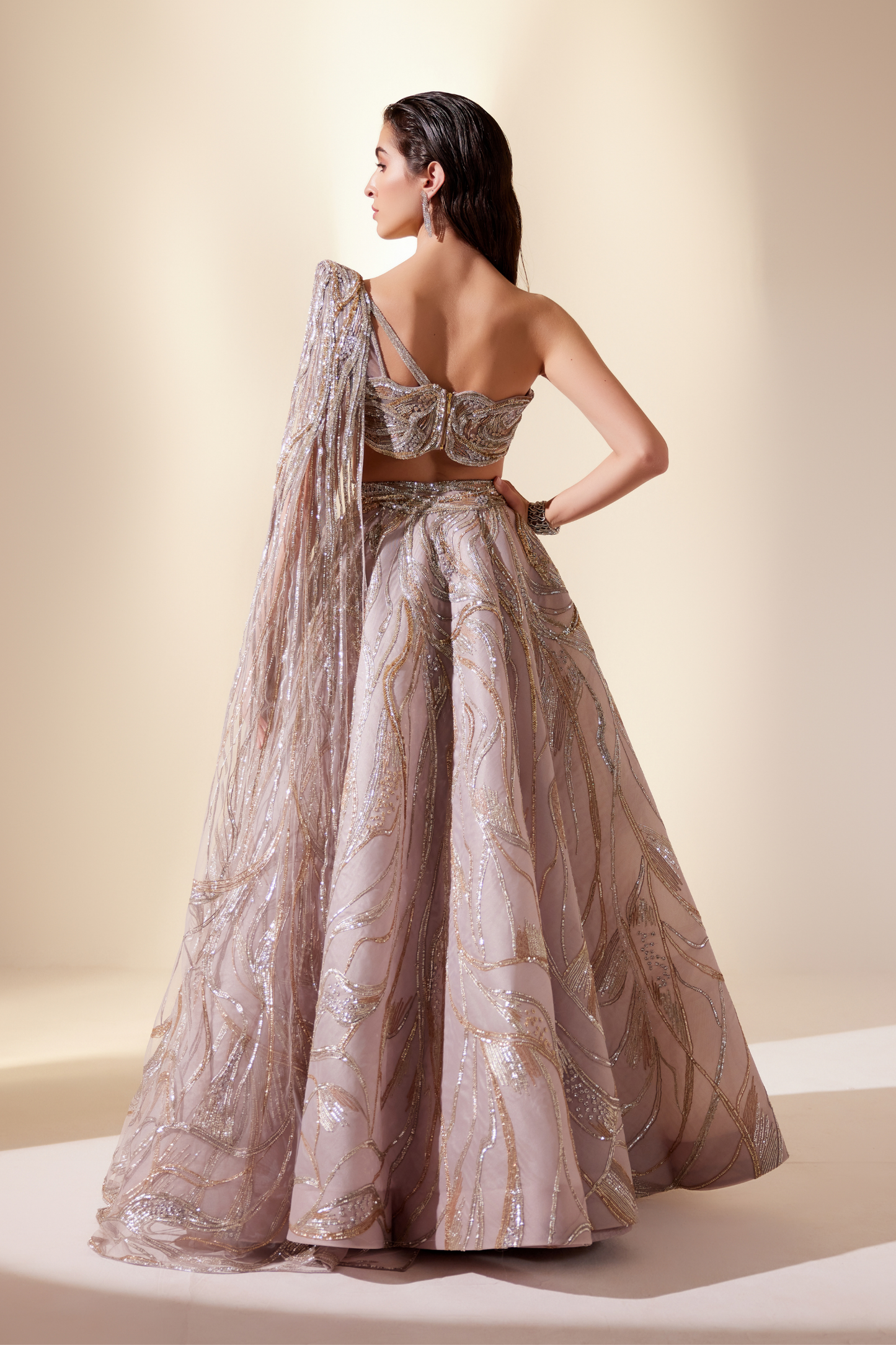 Mystical dune lehenga set