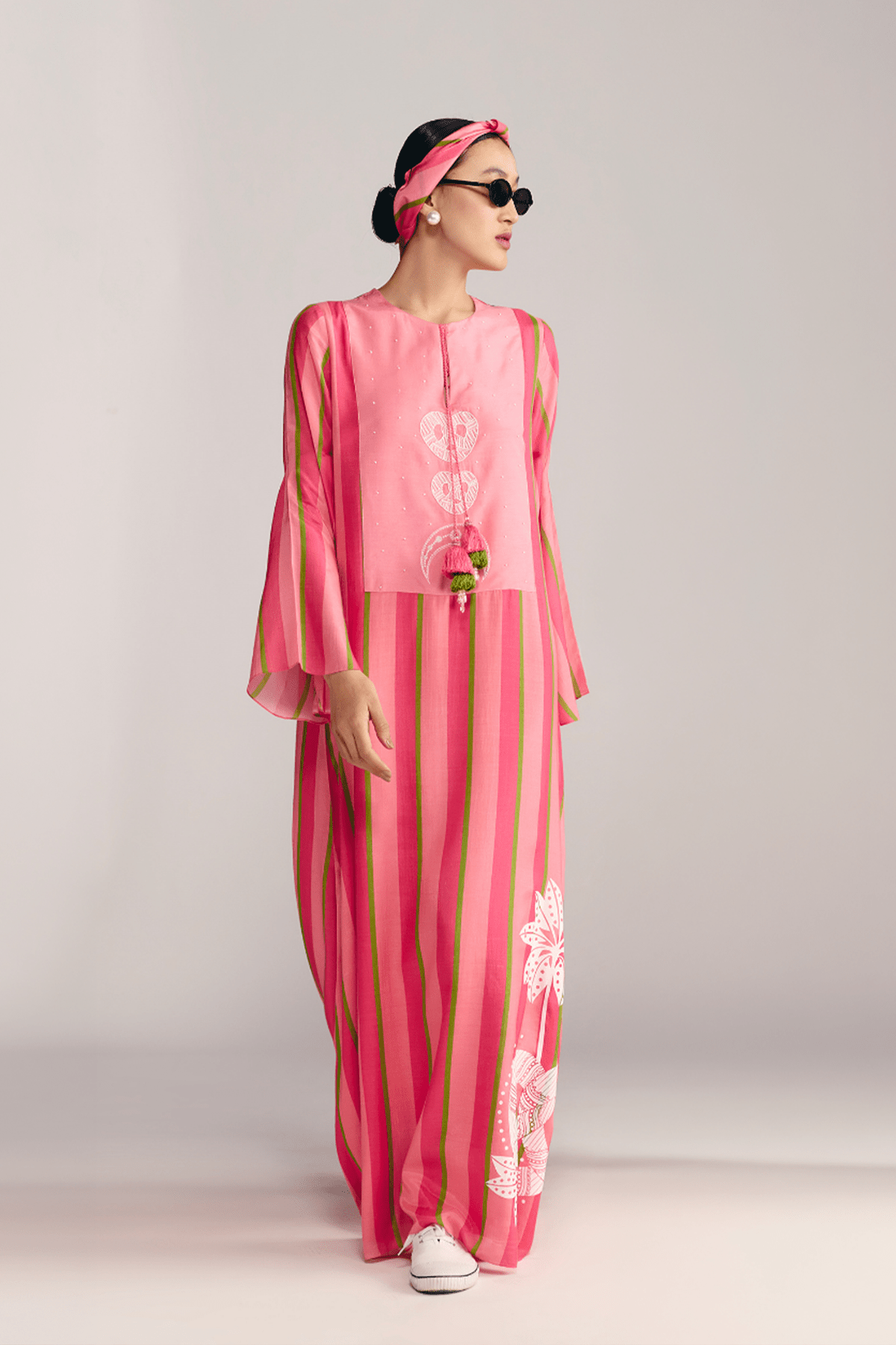 Jungle Bakery In Sunset Sorbet Kurta