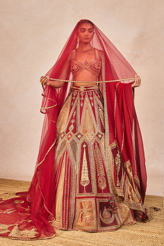 The 'Tenu Takdi Ravah' Lehenga
