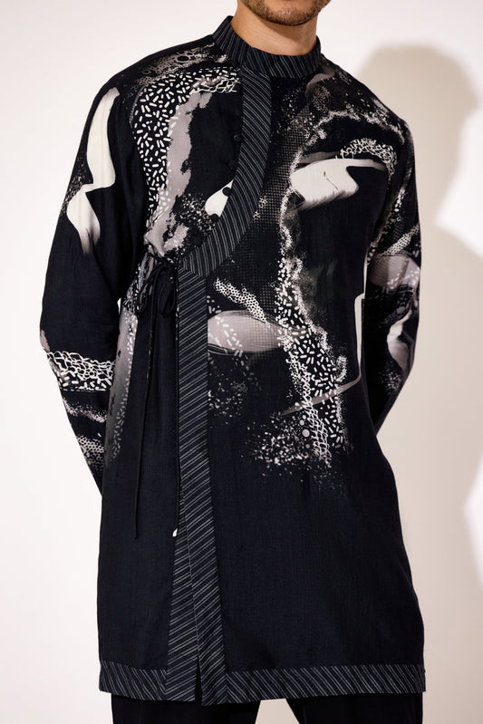Angrakha kurta set