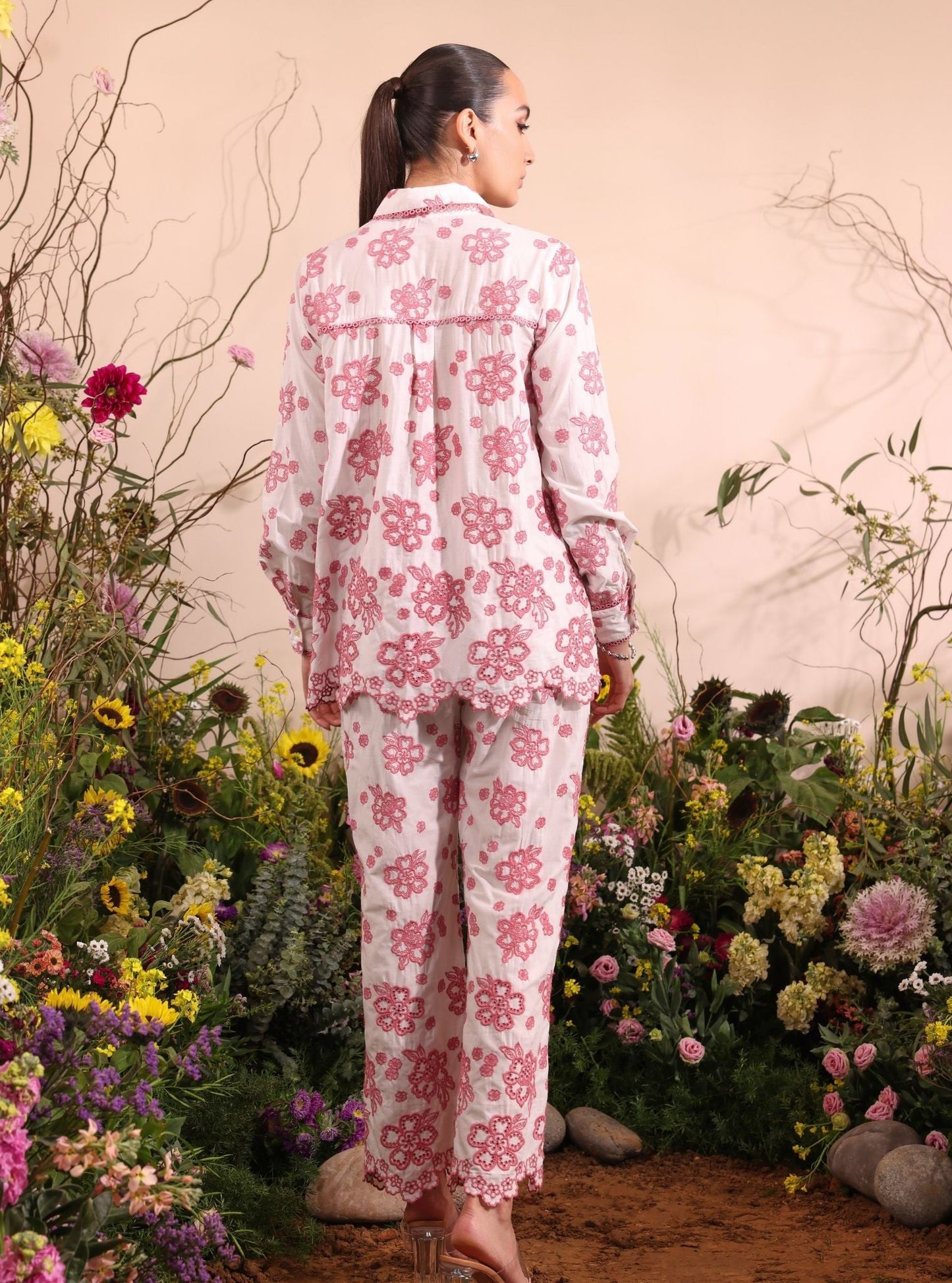 Felix Supima Cotton Off White Co-ord Set