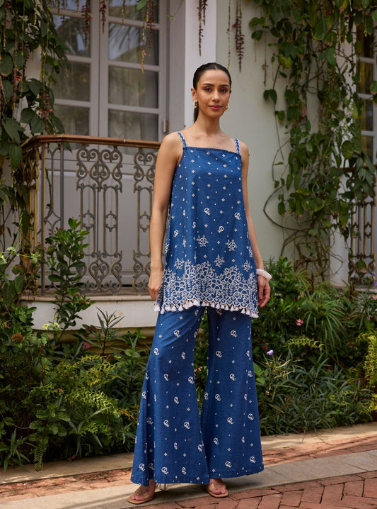 Ahalya Denim Co-ord Set