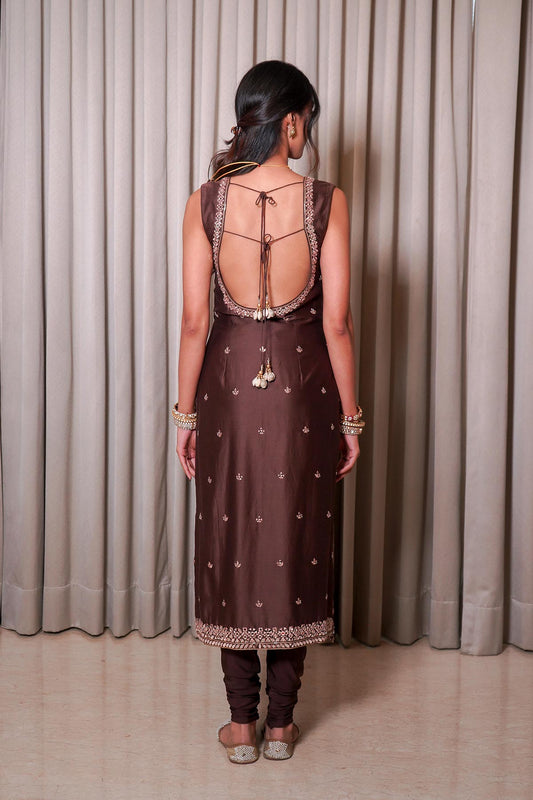 Brown Kurta Set