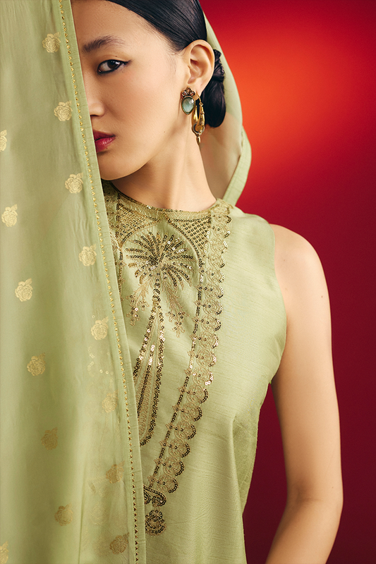 Mint Rose Blush Kurta Set