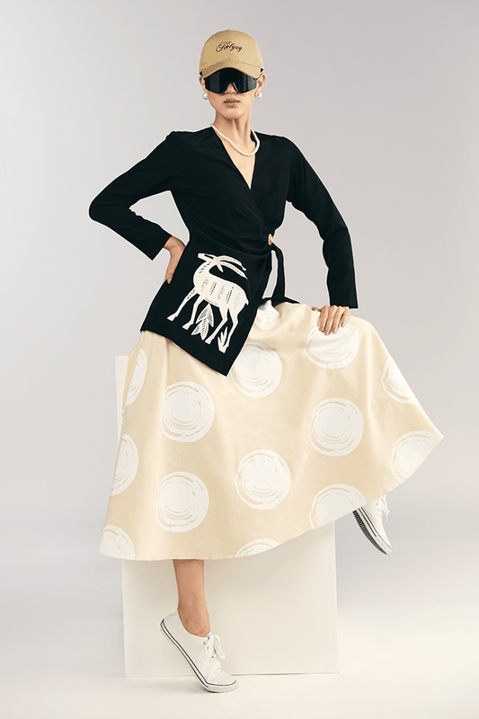 Midnight Stag Skirt Set