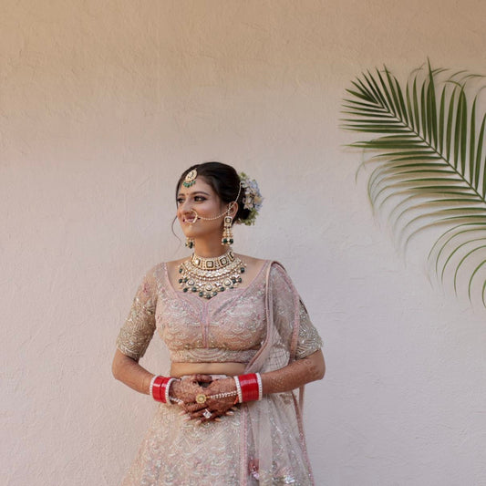 Isha Katyal in Lotus Lake Lehenga