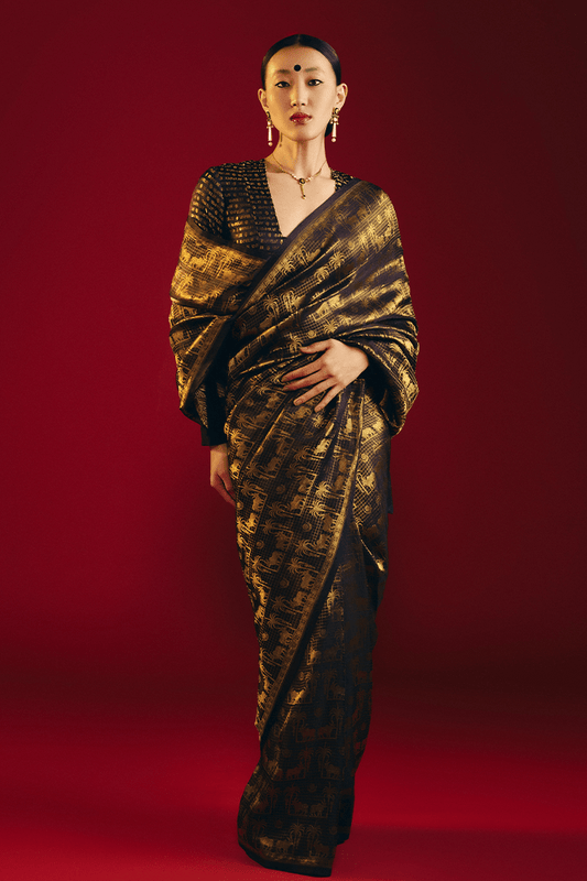 Soorma Chaand Chaukor Saree