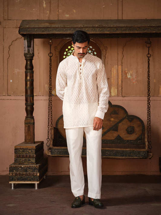Kishangarh Kurta Jacket Set