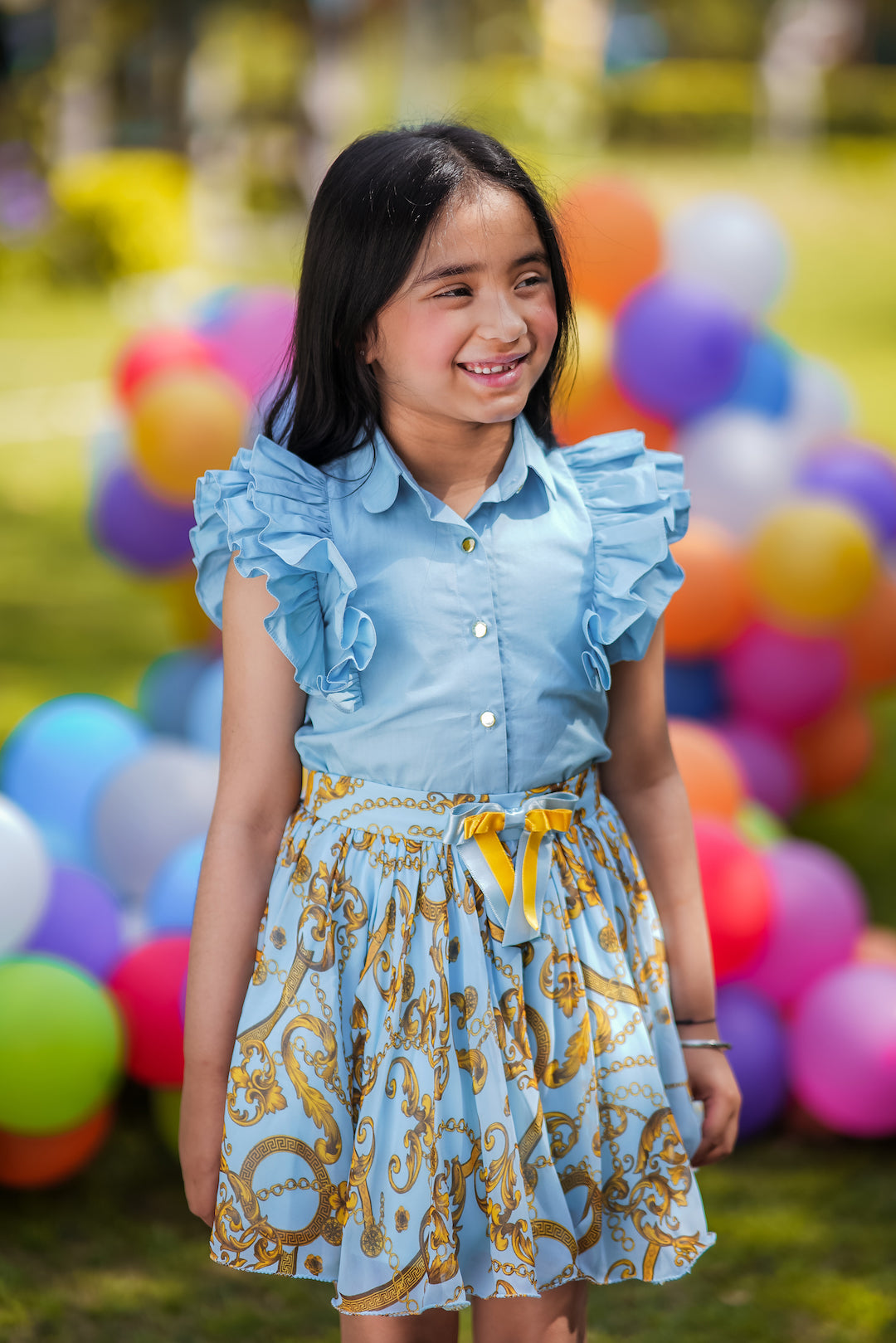 Aquamarine Dragonfly Co-ord Set - The Pony & Peony Co.