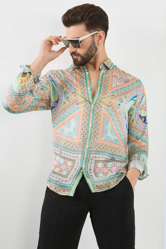 Heritage Prism Habutai Silk Shirt