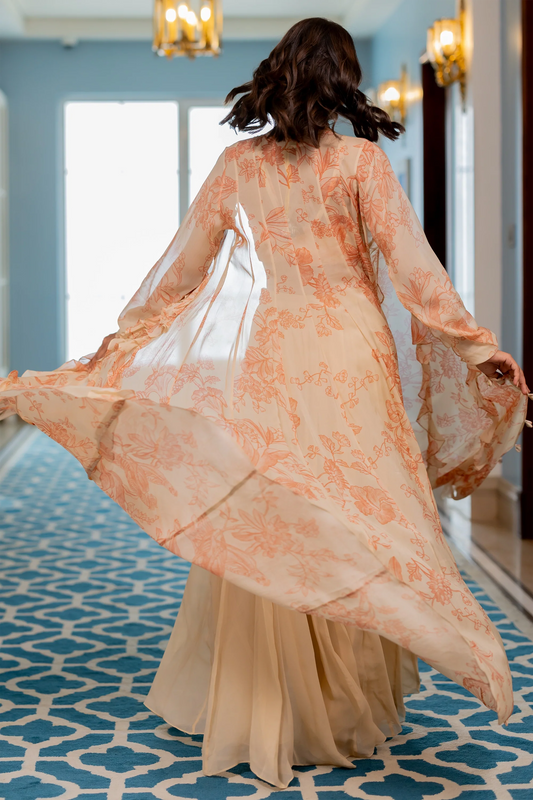 COROLLA JACKET SET – PEACH