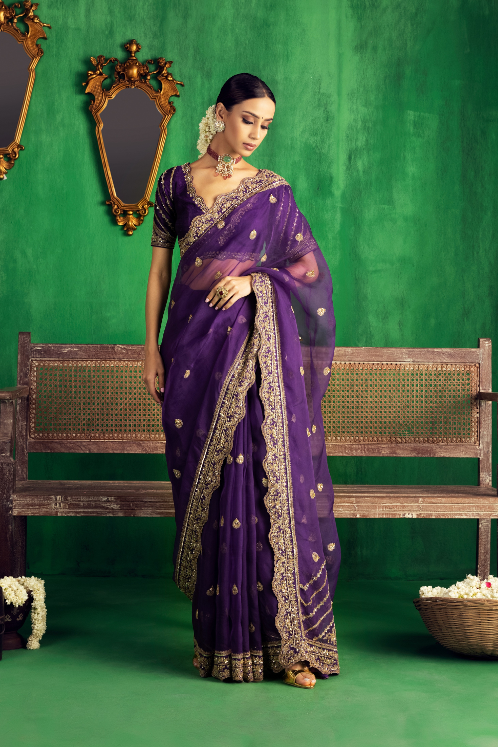 Komal Pandey in Ira Saree