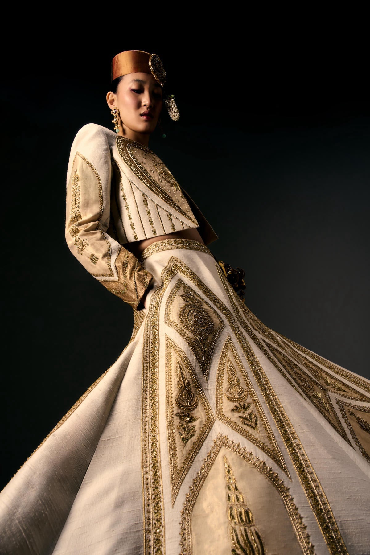 ‘Sona Shankh’ Lehenga