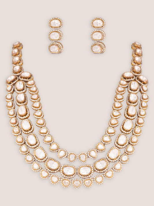 Tvesha Two Tone Polki Long Set