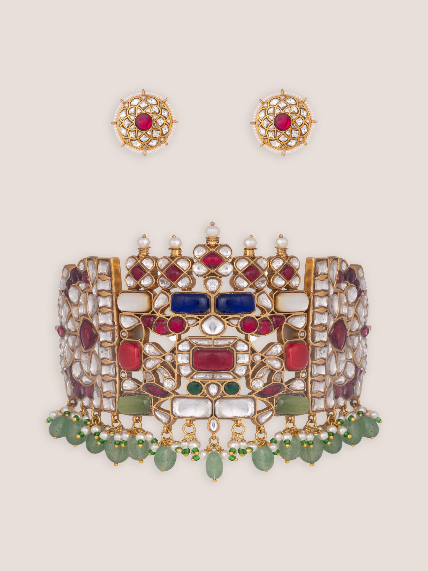 Ishika Multicolor Kundan Choker