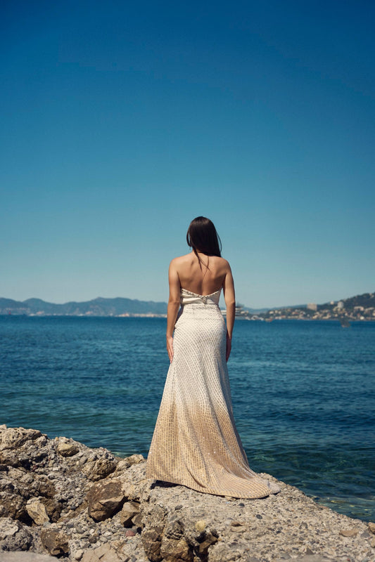 Ivory Ombré Radiance Gown