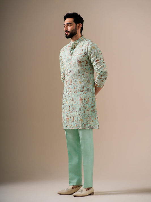 Forest Fauna Kurta Set