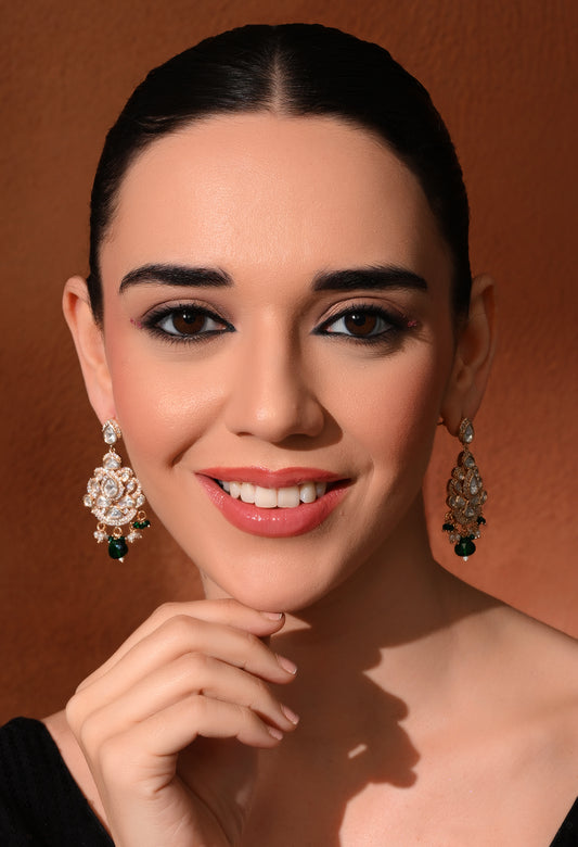 Gold plated ethnic earings