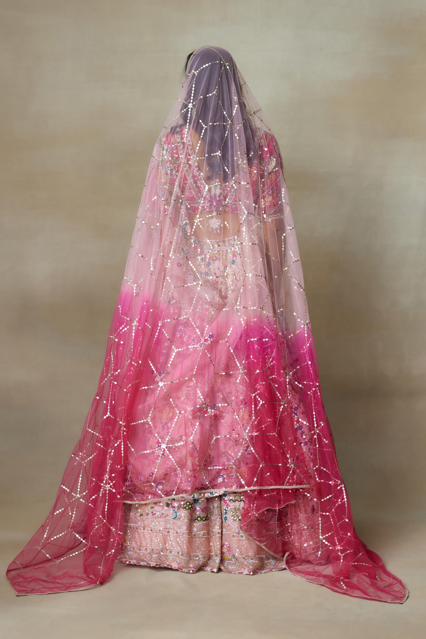 FLAMINGO LEHENGA SET