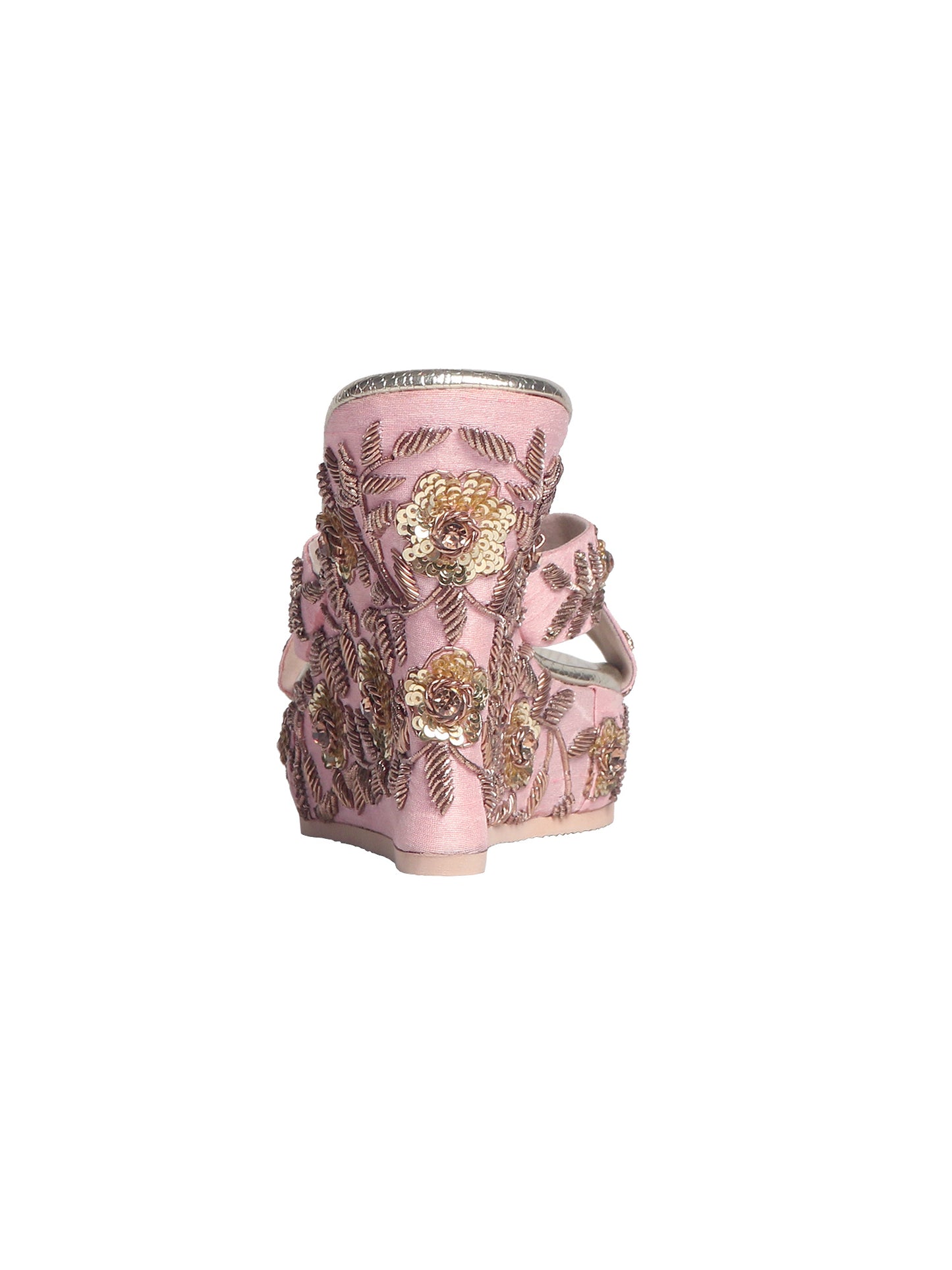 PEACH ROYAL BRIDE HEEL COVER