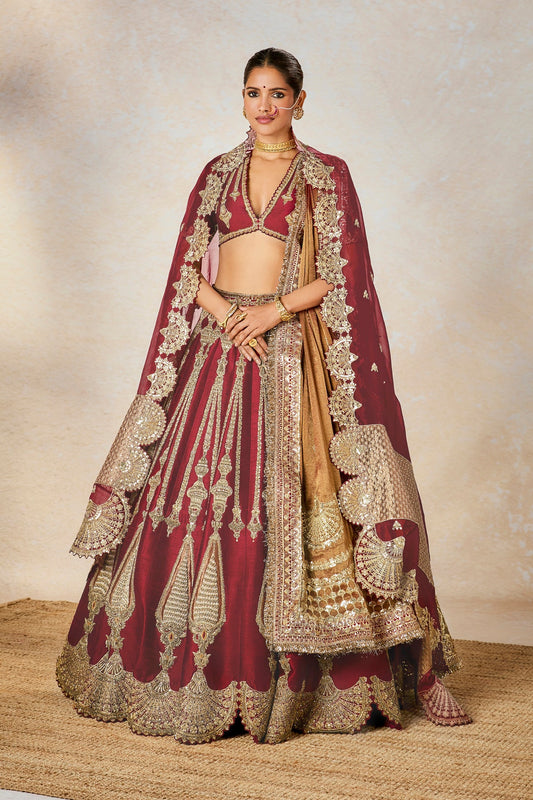 The Gajar Halwa Lehenga