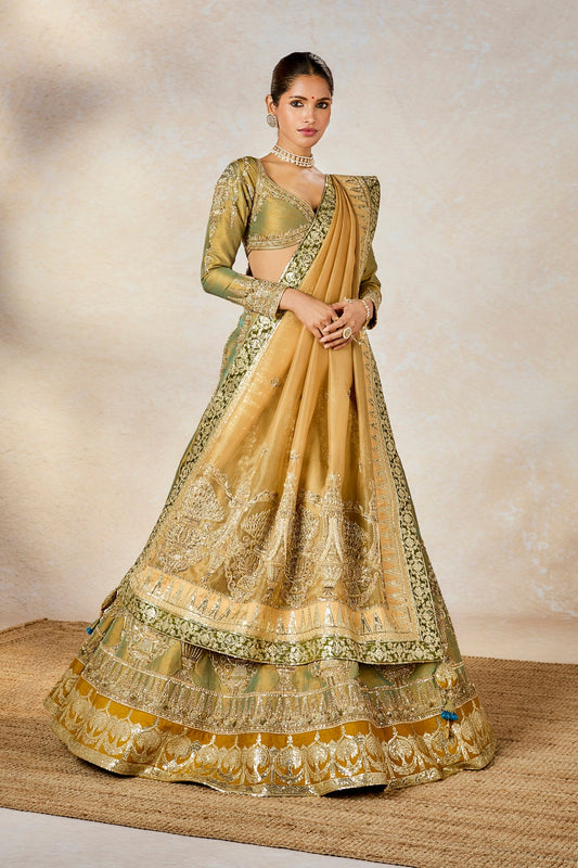 The Kesar Varak Lehenga