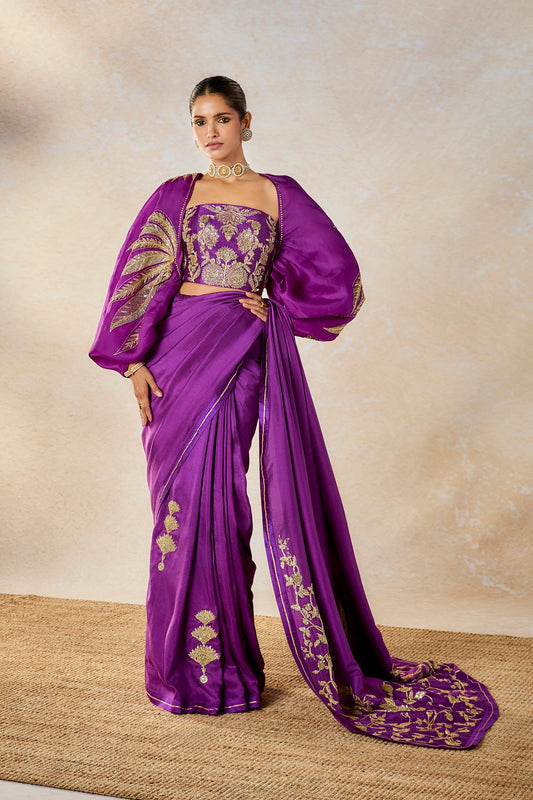 The Jamun Fizz Saree