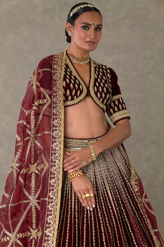 Wine Dil-Chidiya Lehenga