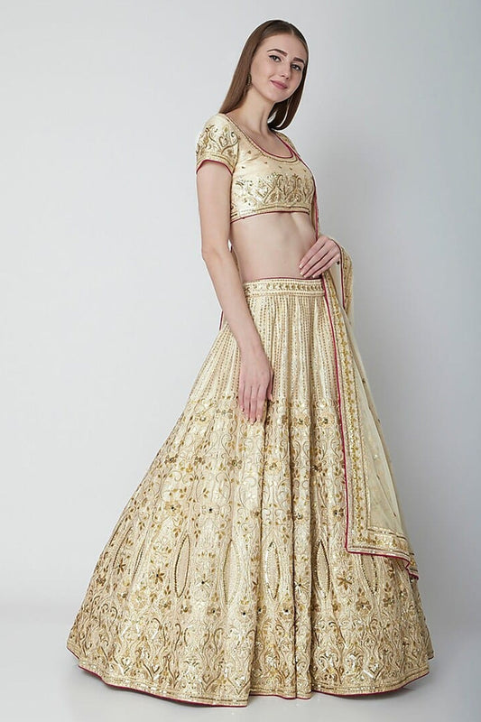 Off white Lehenga set