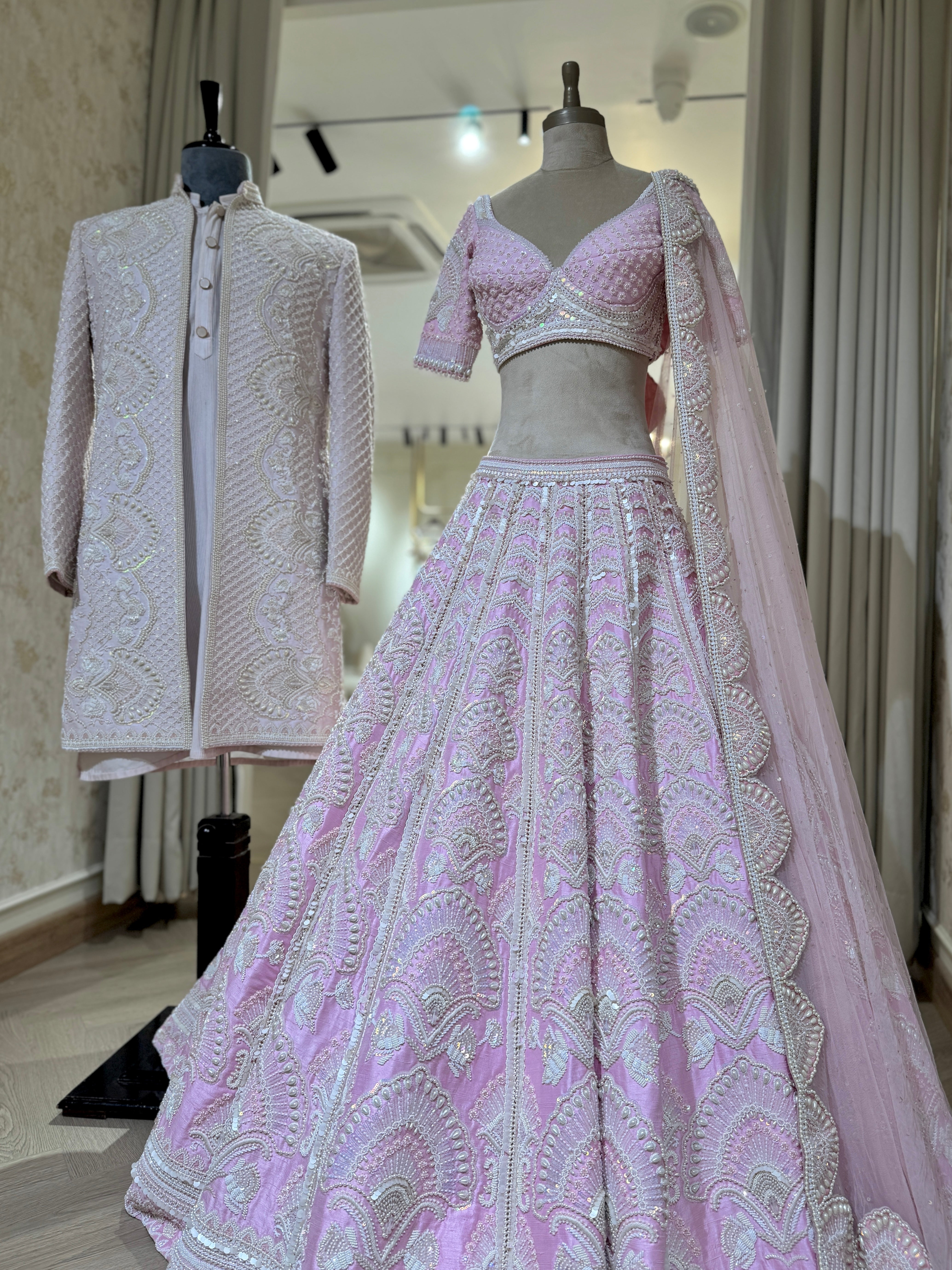 Lavender Designer Sherwani