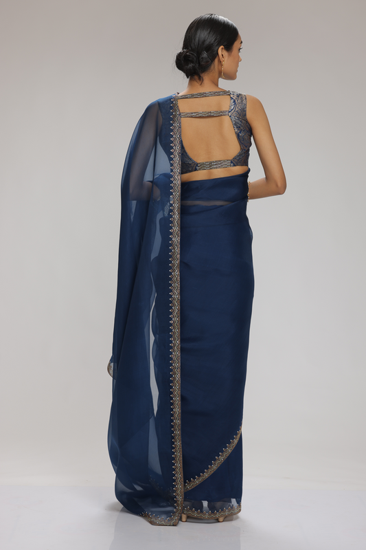 Lapis Saree Blue