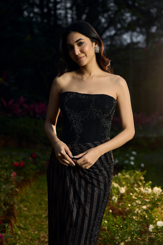 Shyamal Sona Crystal Gown