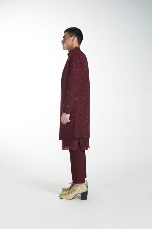 Men Maroon Fusion