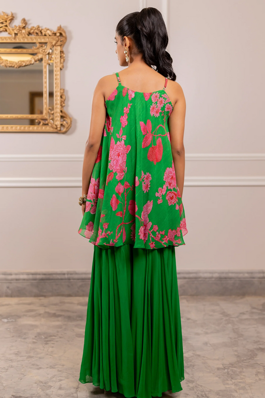 HEIDI PALAZZO SET – GREEN