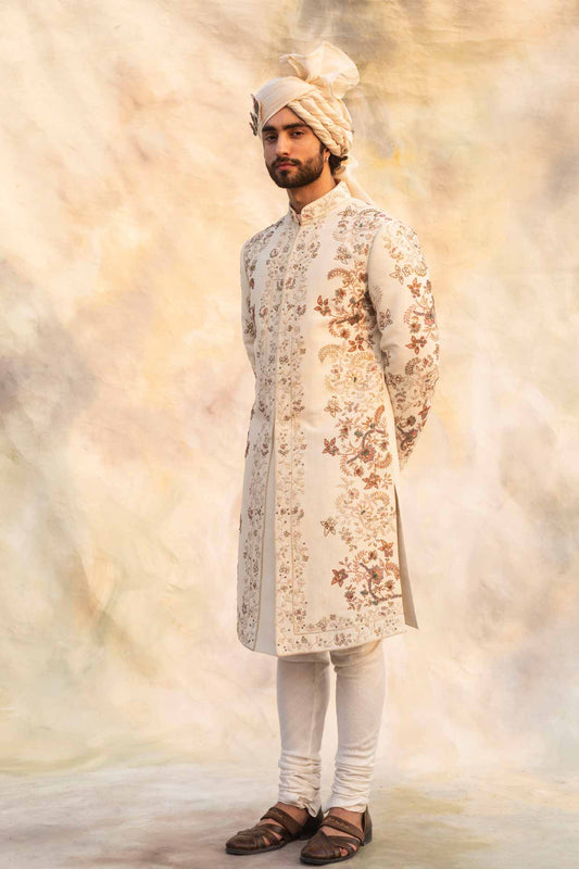 Dirty Ivory Sherwani