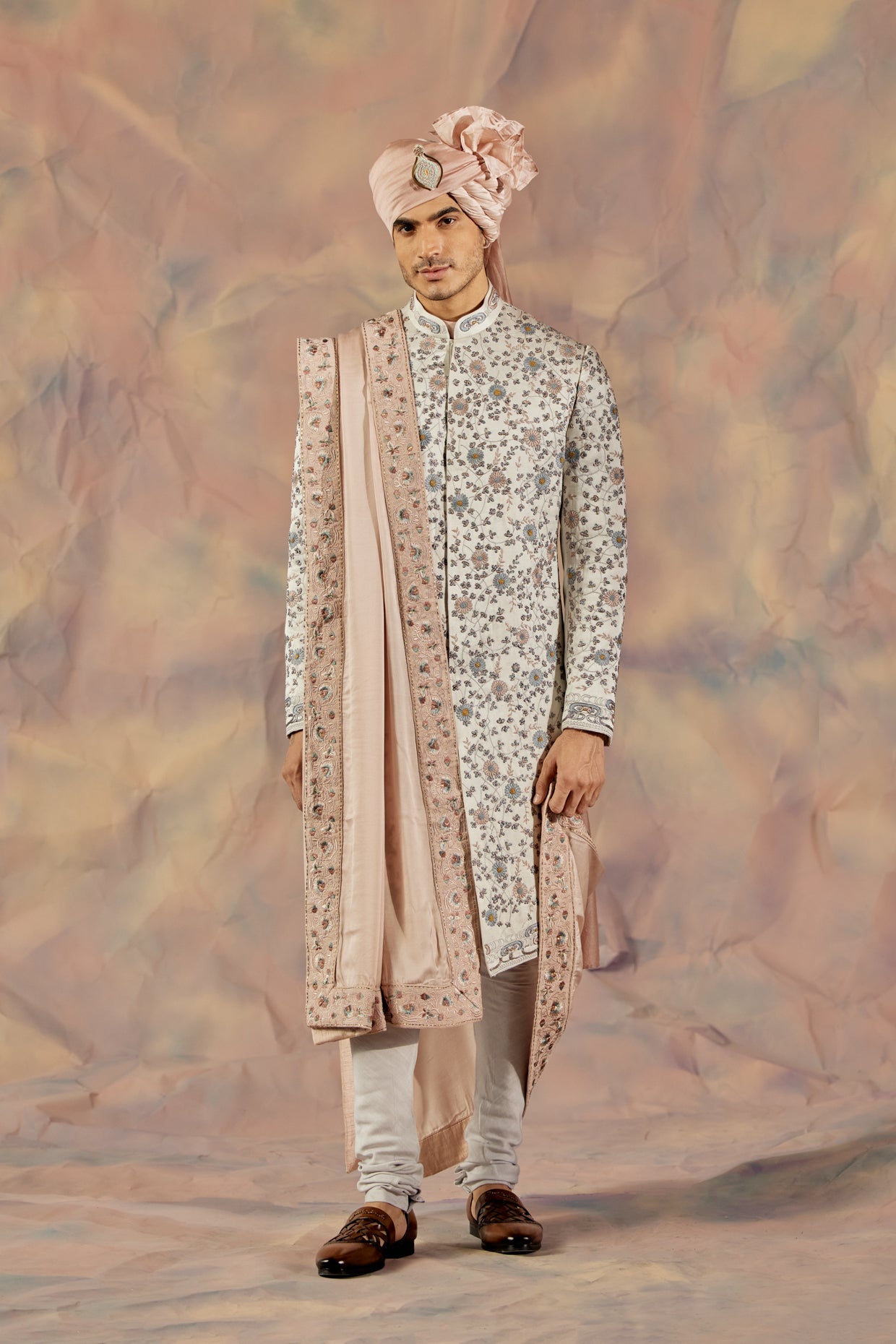 Silver Lining Sherwani Set