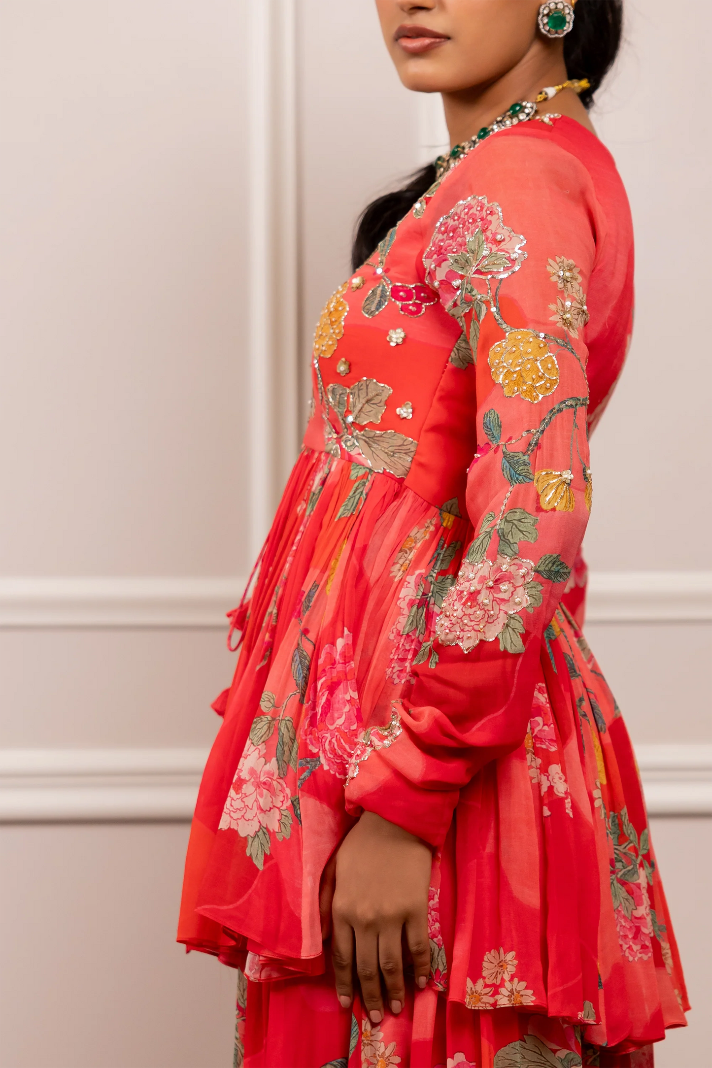 RISHA PEPLUM SET – MULTICOLOUR