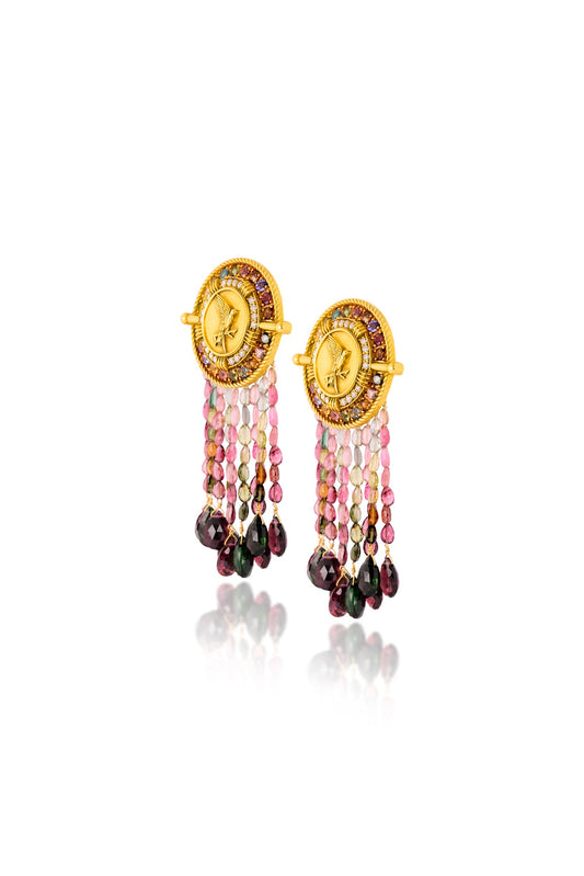 Watermelon Waterfall Earrings