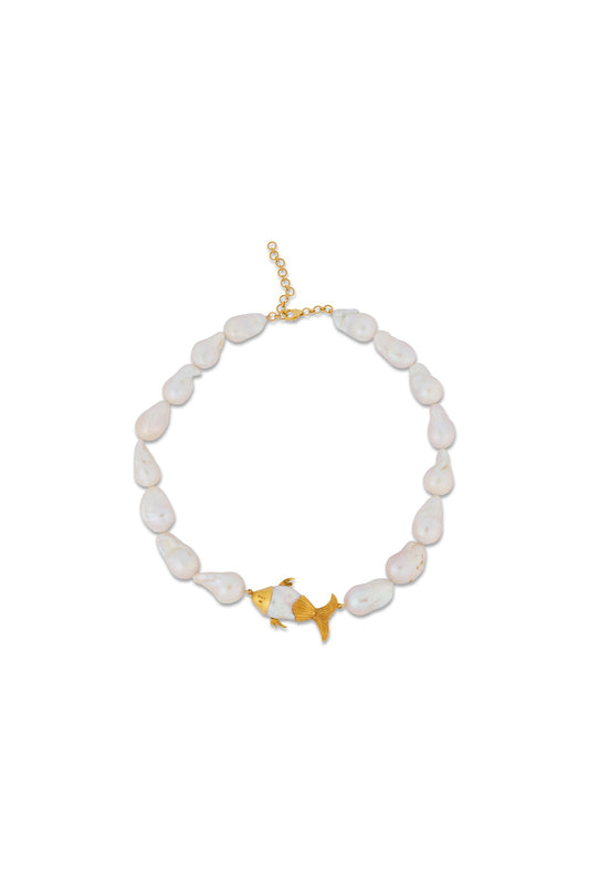 Popcorn Pearl Neckpiece