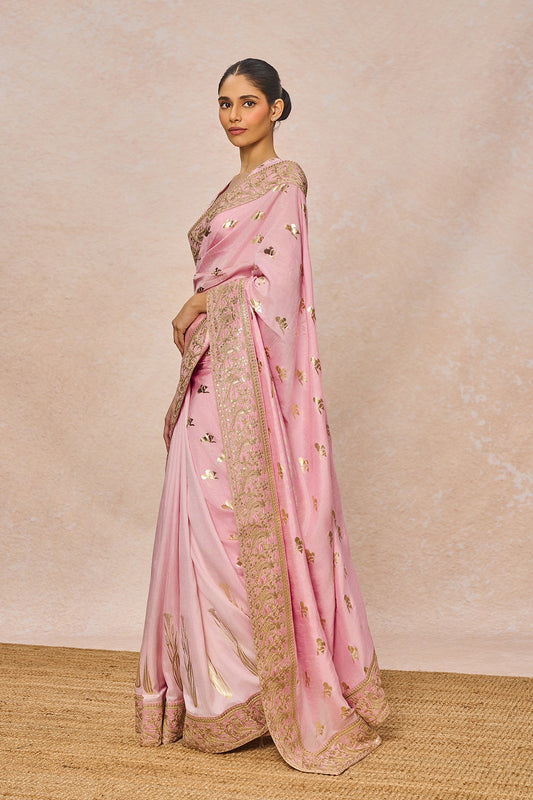 Baby Pink Whispering Saree