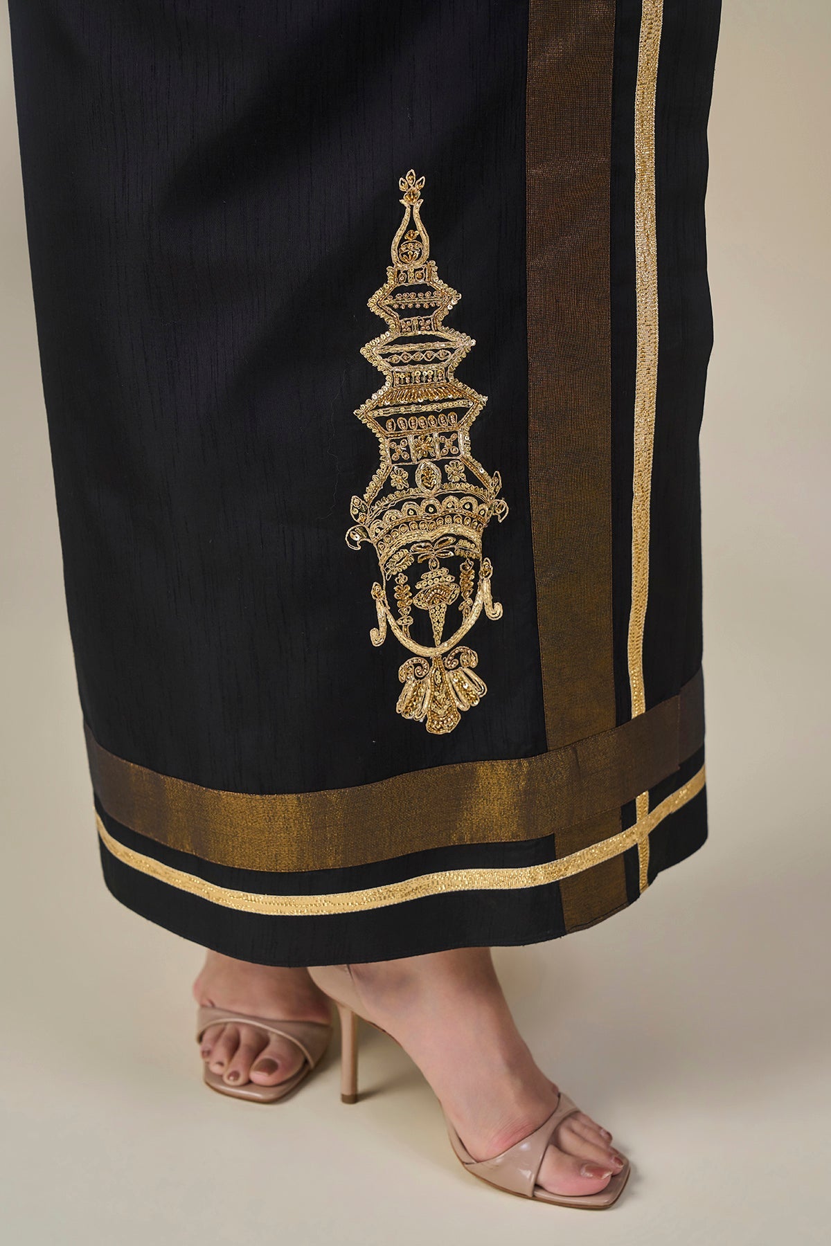 Black Ombre Kathakali Tales Fusion Set