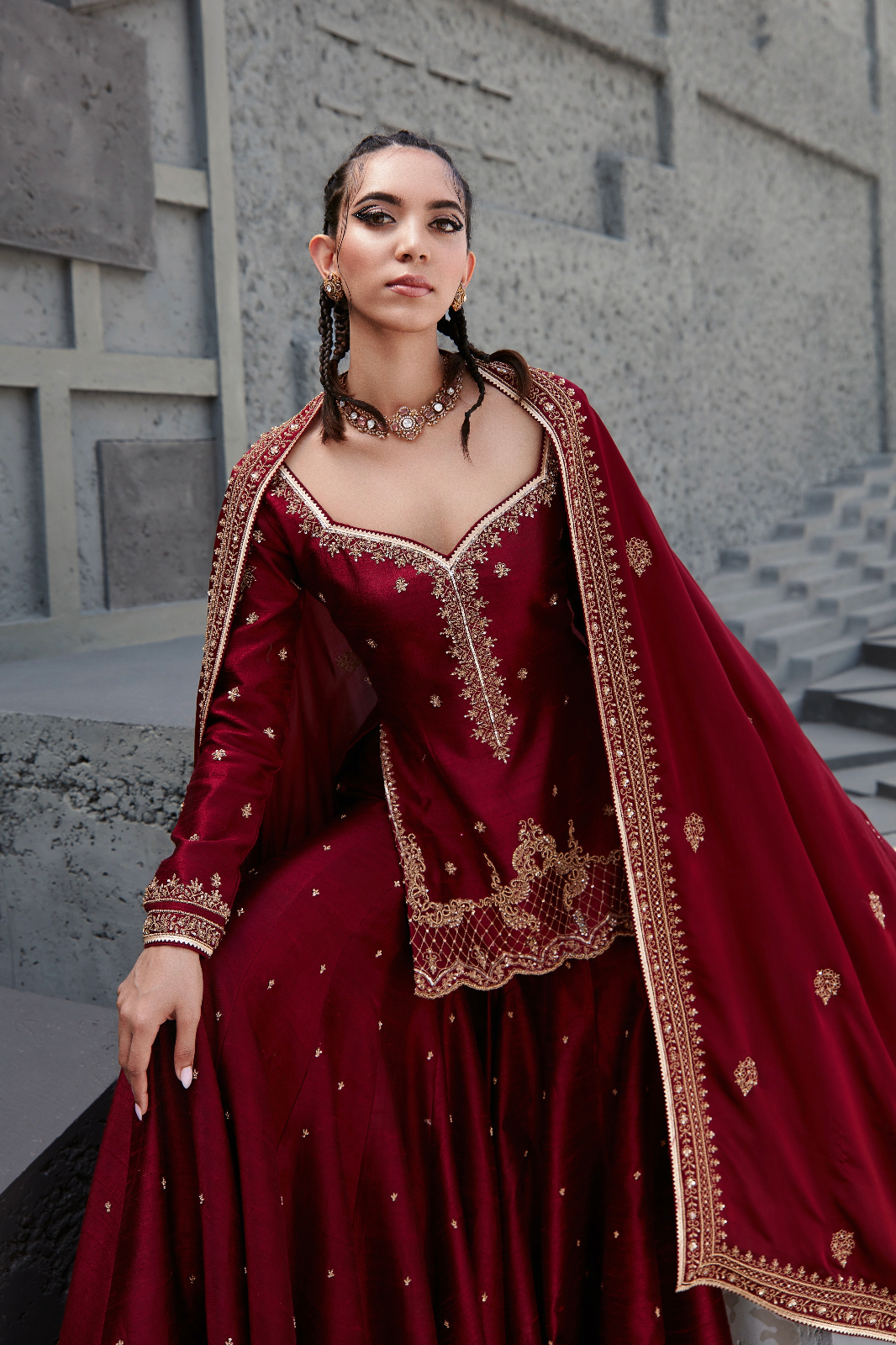 Ruhiya Sharara Set