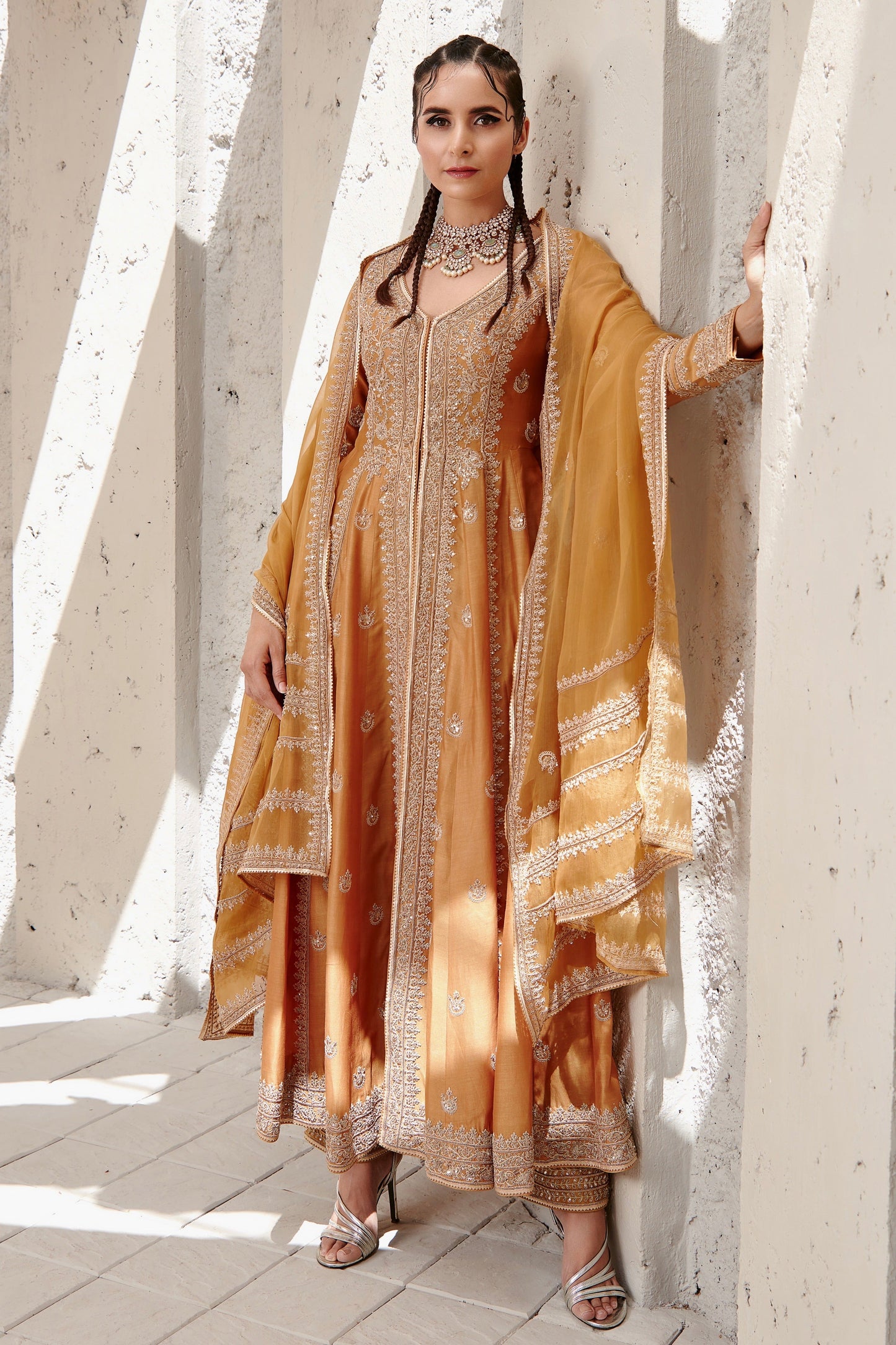 Sai Tamhankar in Zahra Anarkali Set